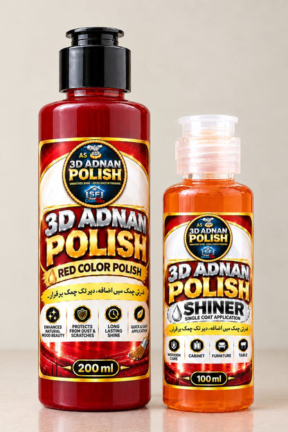 3D Adnan Furniture Polish & Shiner – 200ml + 100ml